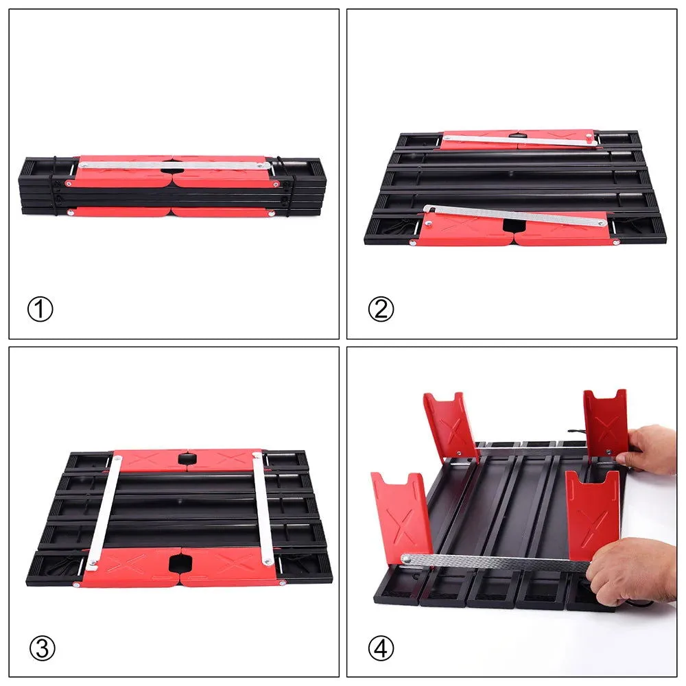 Ultra-Light Foldable Camping Table – Portable & Compact for Outdoor, Picnic, BBQ, or Bed Desk Use