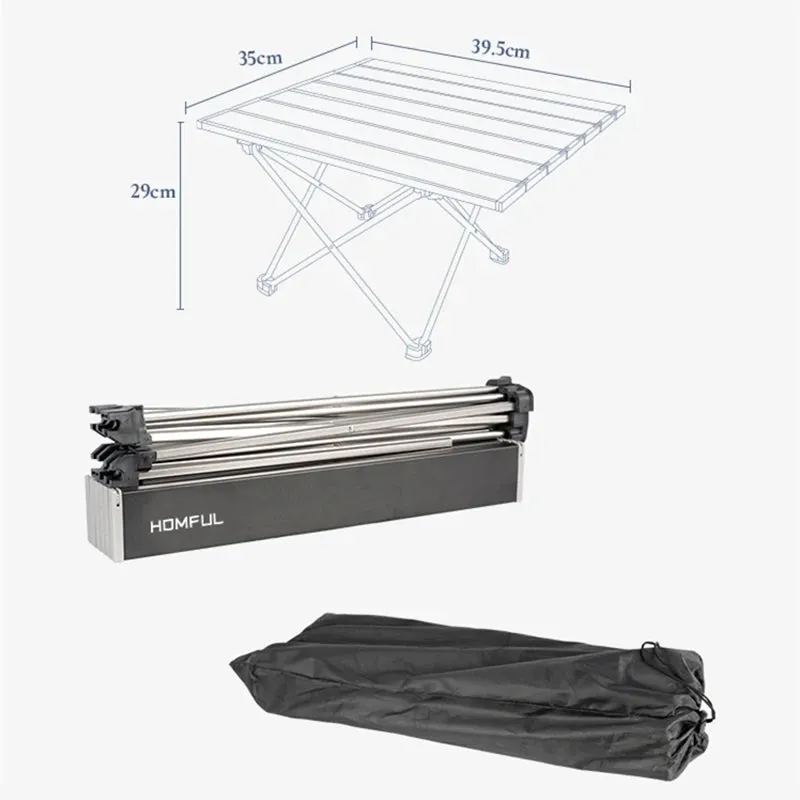 Ultra-Light Folding Camping Table Desk for Outdoor Adventures