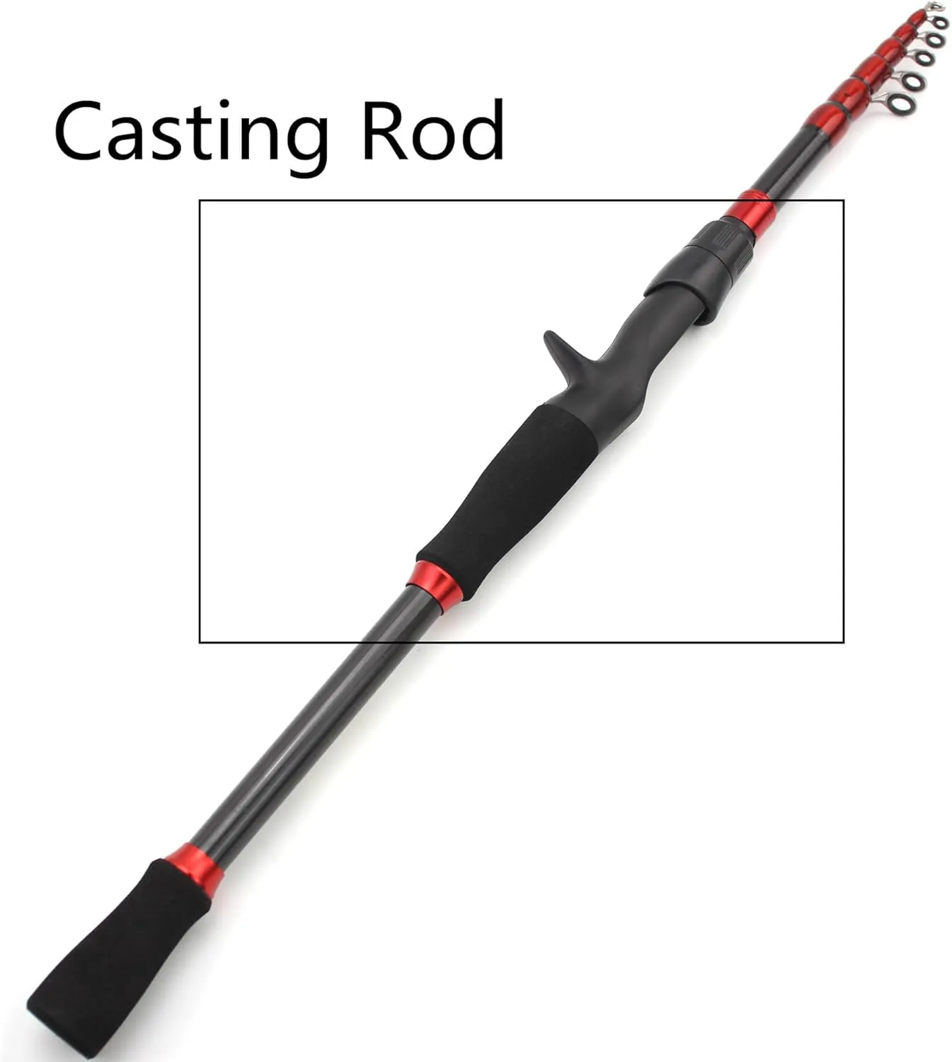 Ultra Light Short Carbon Fiber Telescopic Fishing Rod Sea Saltwater Portable Spinning Casting Pole
