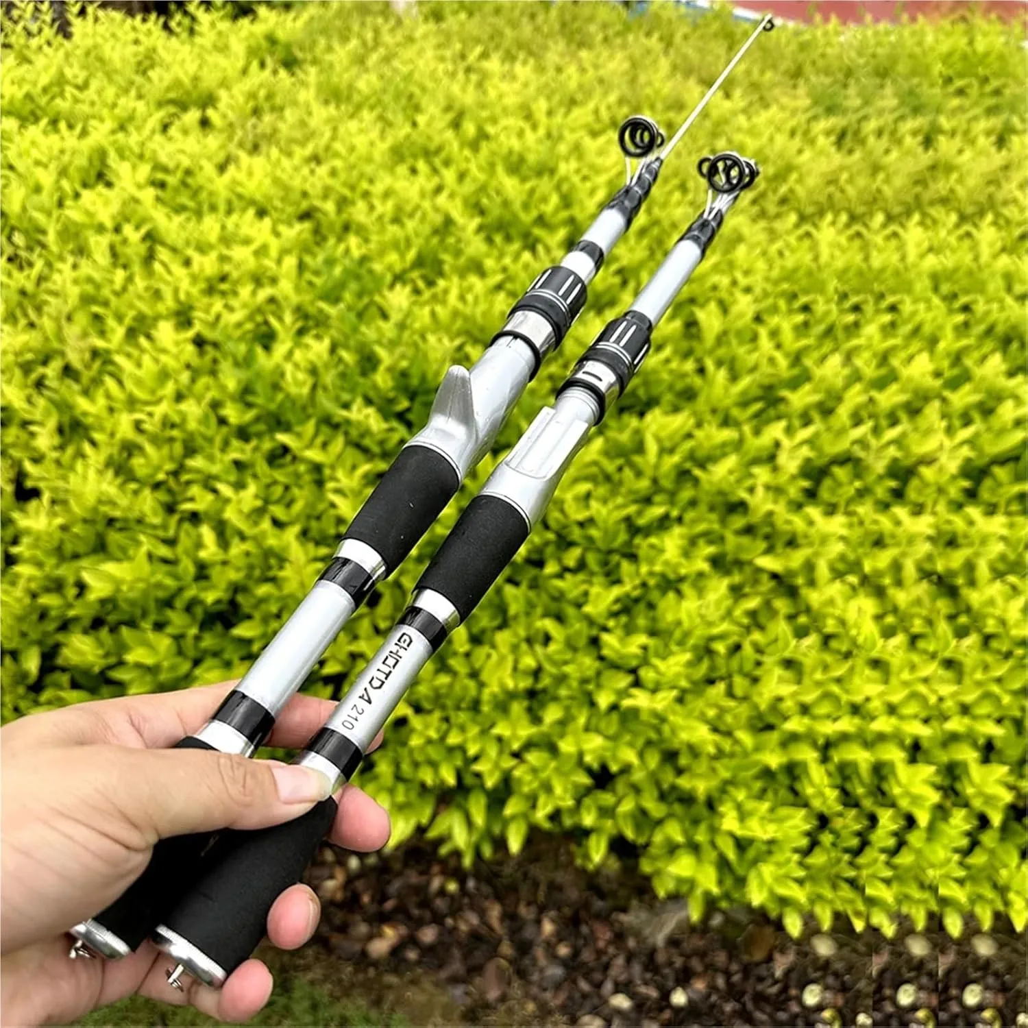 Ultralight and Hard Telescopic Fishing Rod Portable Long Casting Pole Carbon Fiber 1.5-2.4m Fast Action Fishing Pole Tackle