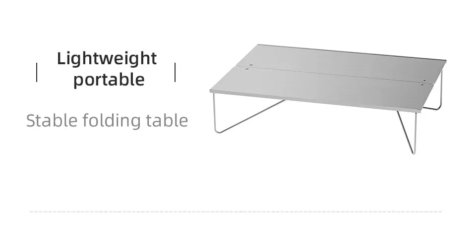 Ultralight Mini Outdoor Table Foldable Aluminum Alloy Camping Table
