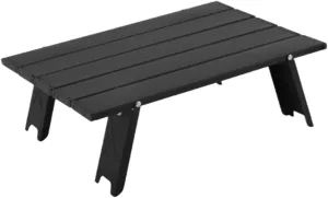 Ultralight Portable Folding Camping Table, Aluminum Outdoor Table for Picnic, Beach, Hiking, Travel, 40x29x13.5cm