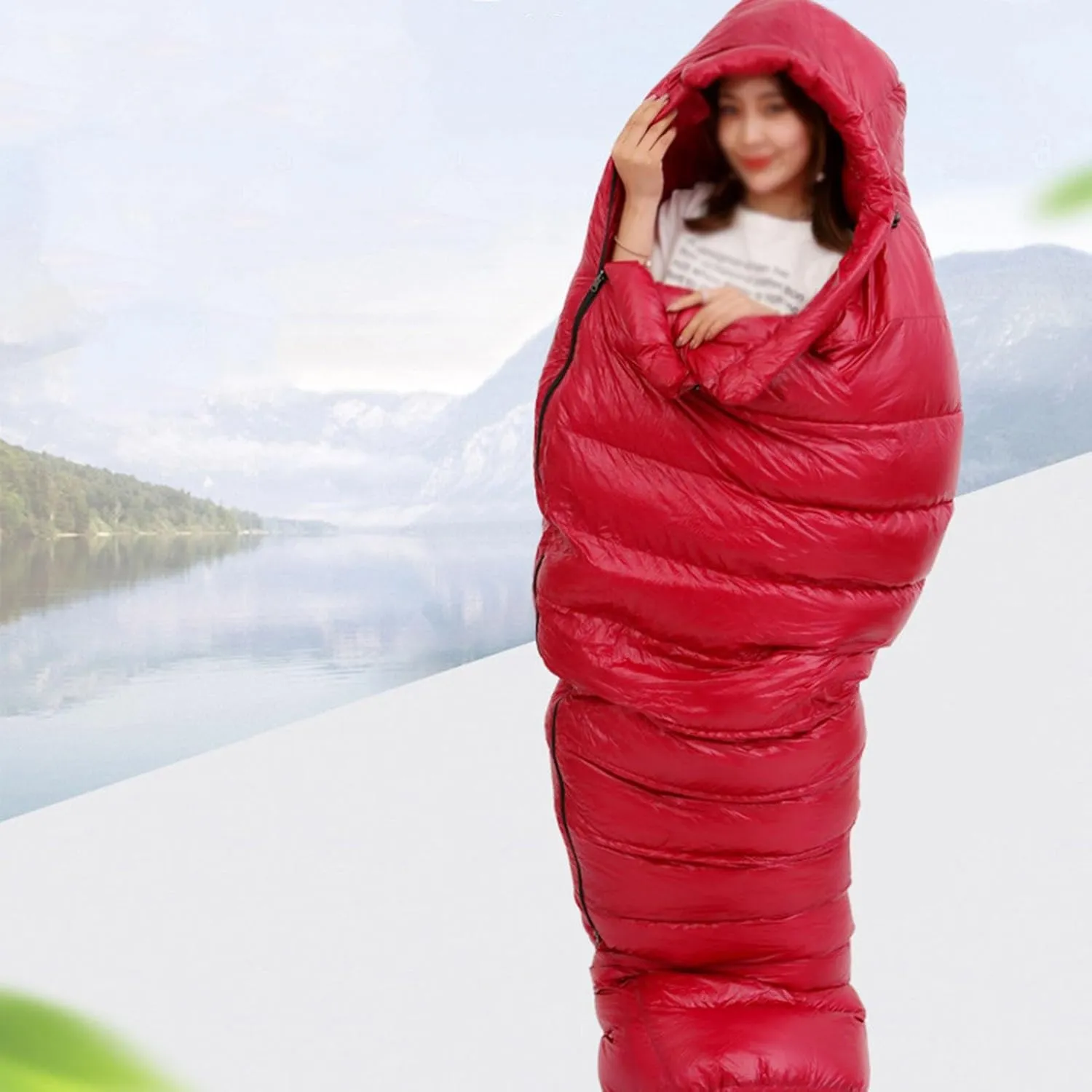 Ultralight Sleeping Bag 4 Season Sleeping Bag for Adults and Kids – Lightweight Warm and Machine Washable, for Outdoor Activities and Camping Traveling