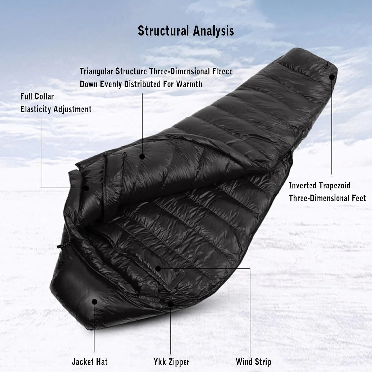 Ultralight Sleeping Bag 4 Season Sleeping Bag for Adults and Kids – Lightweight Warm and Machine Washable, for Outdoor Activities and Camping Traveling