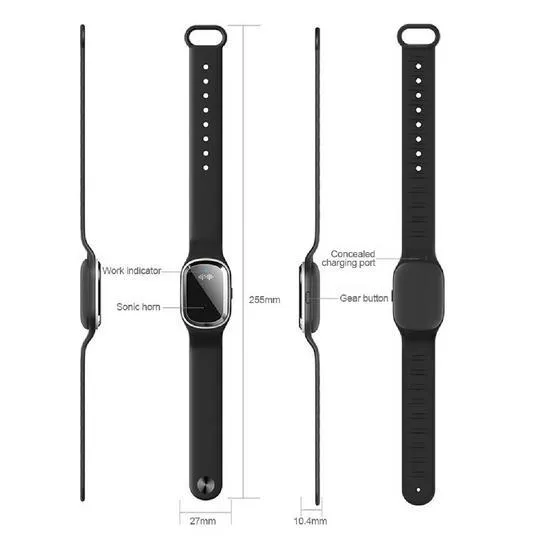 Ultrasonic Bracelet Repellent Timely Privacy-focused Mosquito