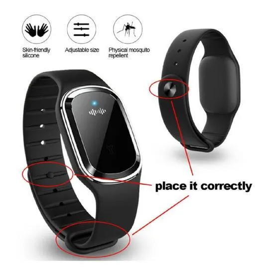Ultrasonic Bracelet Repellent Timely Privacy-focused Mosquito