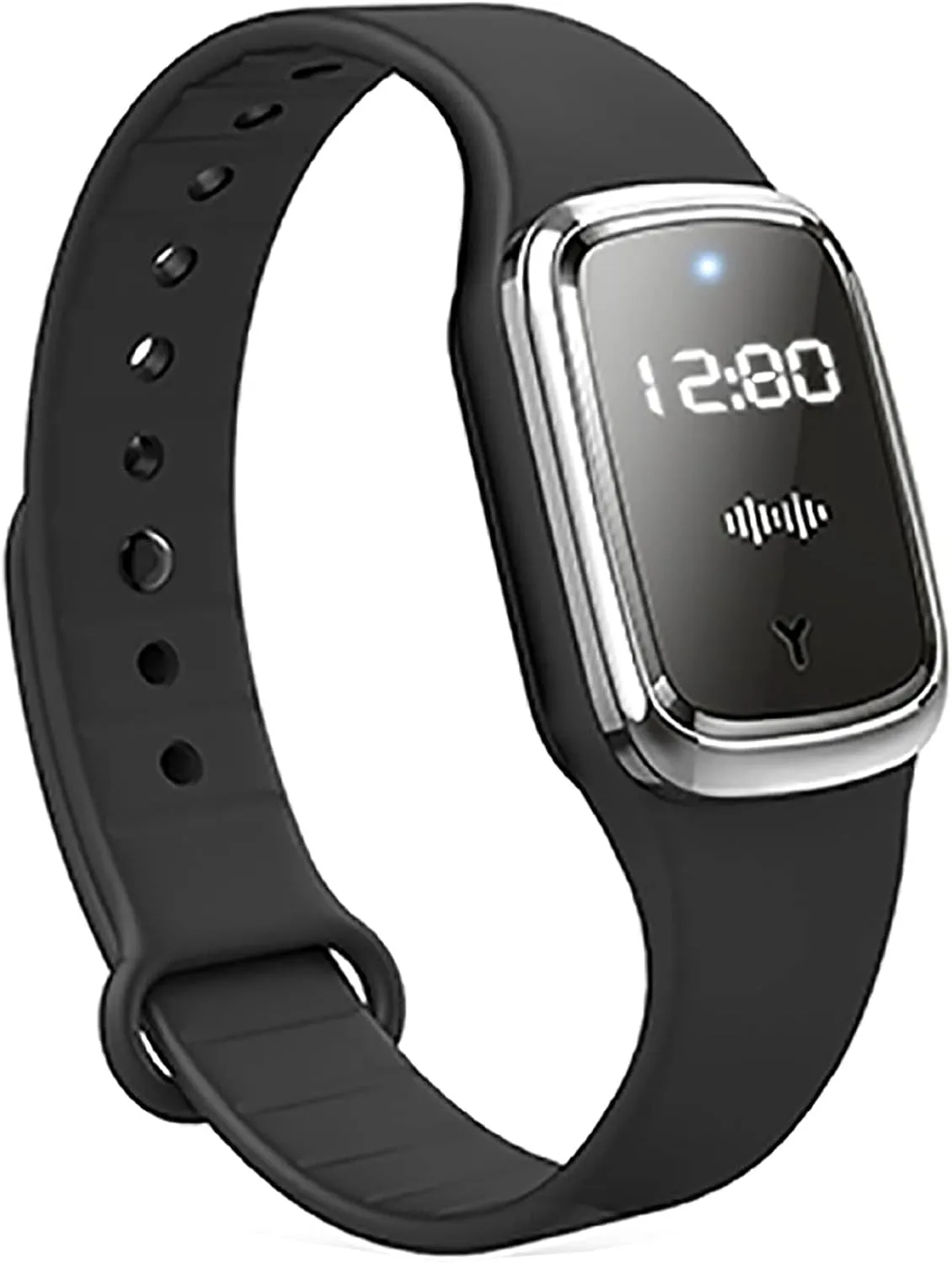 Ultrasonic Mosquito Repellent Bracelet, Mosquito Repellent Electronic Watch with Clock Function USB Rechargeable Anti