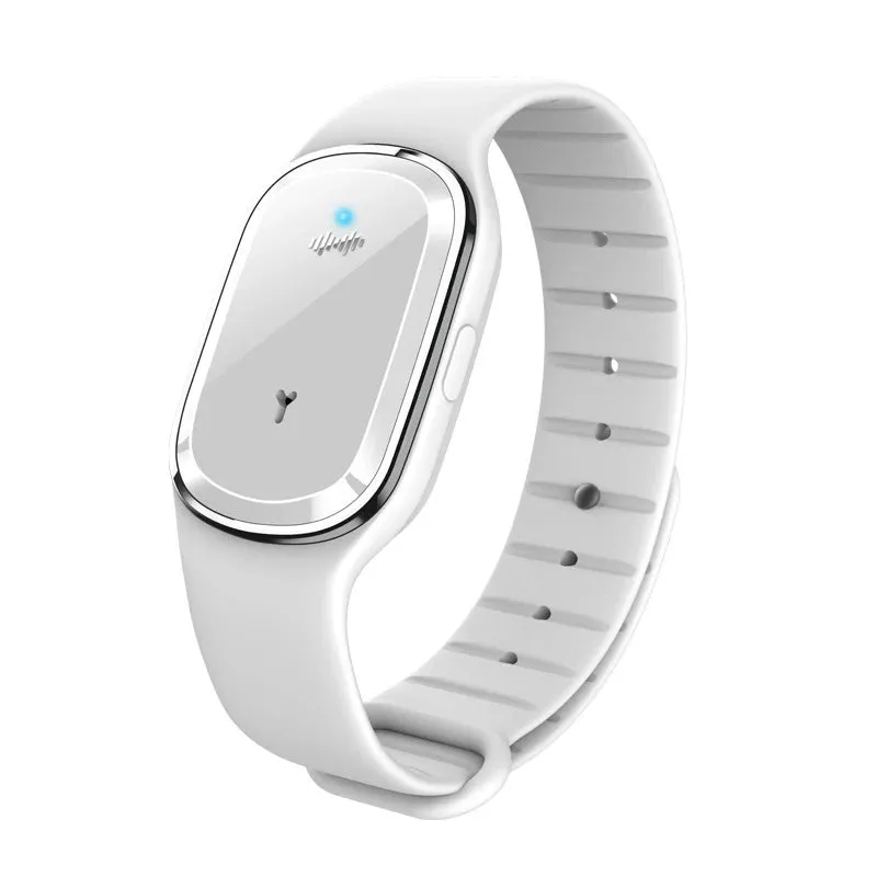 Ultrasonic Mosquito Repellent Bracelet Outdoor Portable Mosquito Repellent Electronic USB Rechargeable Bionic Wave Anti Mosquito