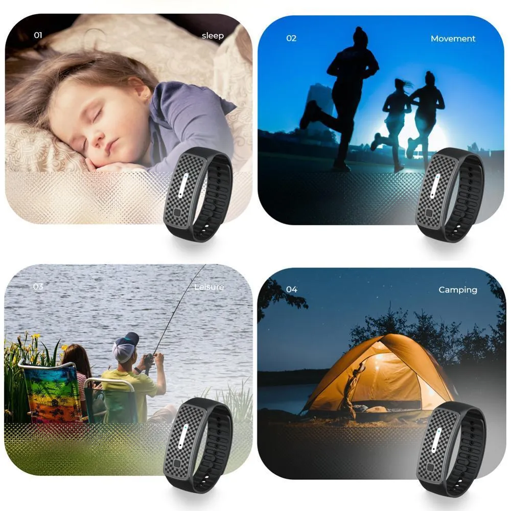 Ultrasound Anti-Mosquito Bracelet | Bug Repellent Wristband for Outdoor Activities & Travel