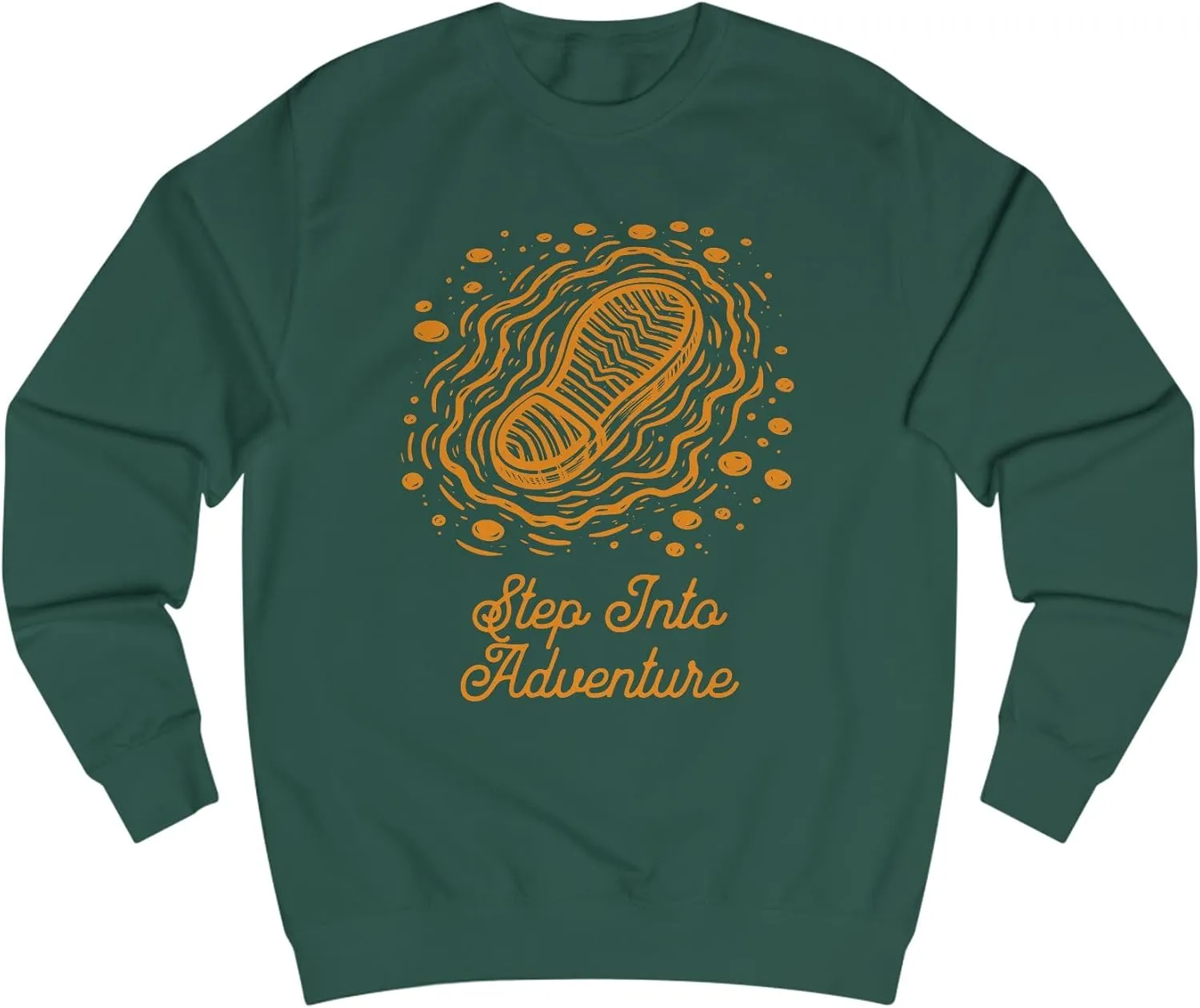 Unisex Sweatshirt - Step Into Adventure, Hiking Sweatshirt, Trekking Sweatshirt, Gift for Adventure lover
