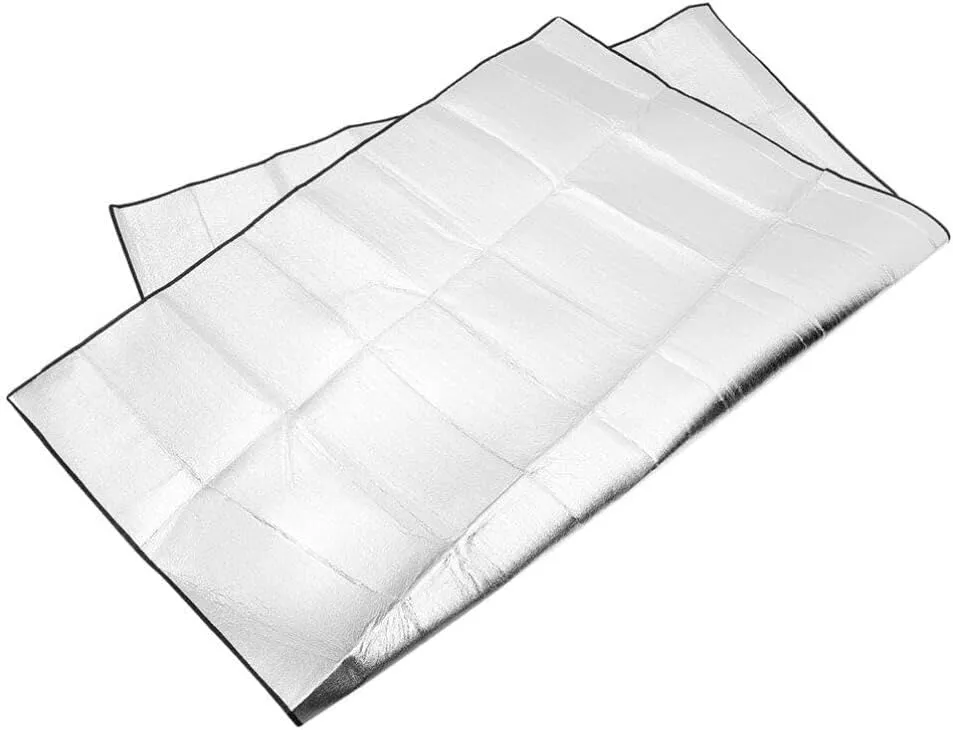 VANZACK Camping Mat Foam Foil Blanket for Camping Foam Pad Insulating Foil Mat Sleeping Tent Pad Thermal Aluminum