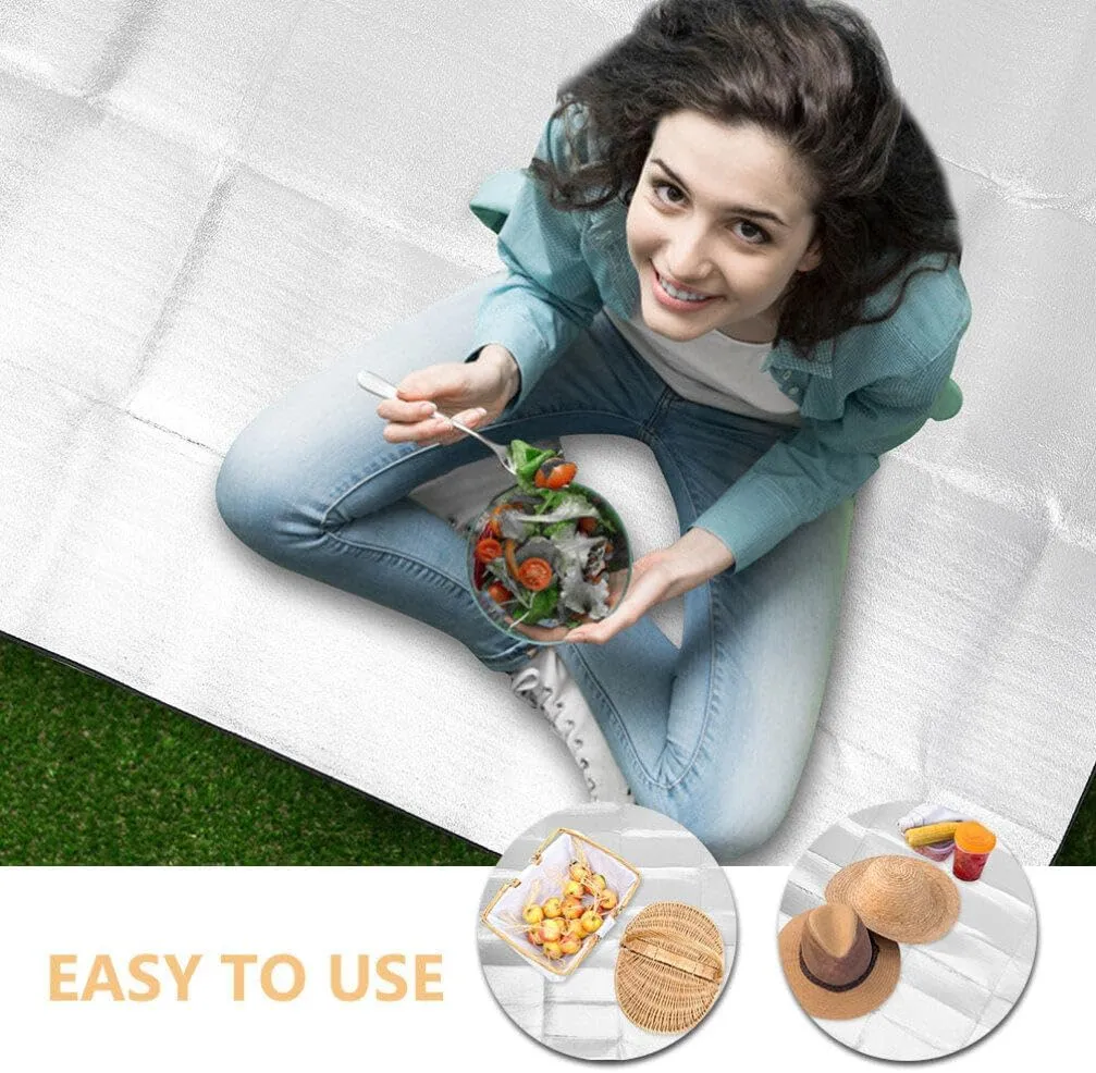 VANZACK Camping Mat Foam Foil Blanket for Camping Foam Pad Insulating Foil Mat Sleeping Tent Pad Thermal Aluminum
