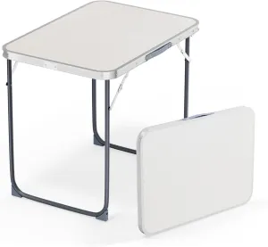 VINGLI 2.3FT Small Folding Camping Table，Portable Camping Table with Carrying Handle, Picnic Table Foldable Table Essentials for Indoor Outdoor