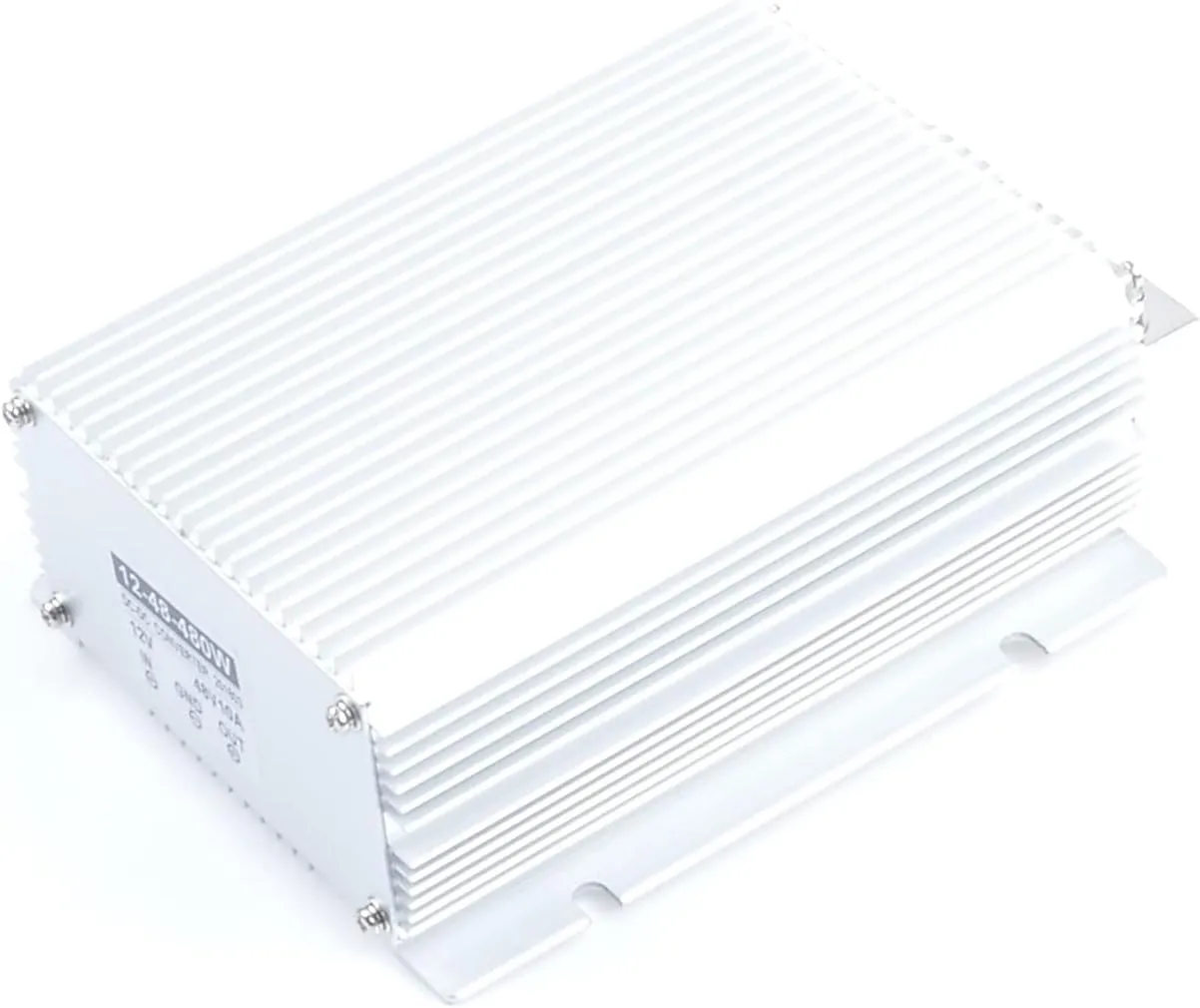 Voltage Converter Regulator DC/DC DC 12V (10V-18V) Step-Up to DC 48V 10A 480W Power Boost Waterproof (10A)