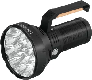 W322 Brightest Flashlight 58000 Lumens,Super Bright Flashlight with 16 pcs Cree XHP50.3 LEDs,High Powered Flash Light Long Beam 1715 Meters,Most Powerful Light for Caving,Search,Rescue and Hunting.