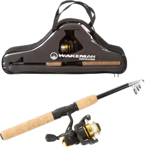 Wakeman Wakeman Telescopic Fishing Rod and Reel