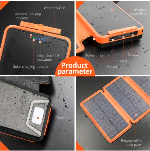 Waterproof Solar Power Bank