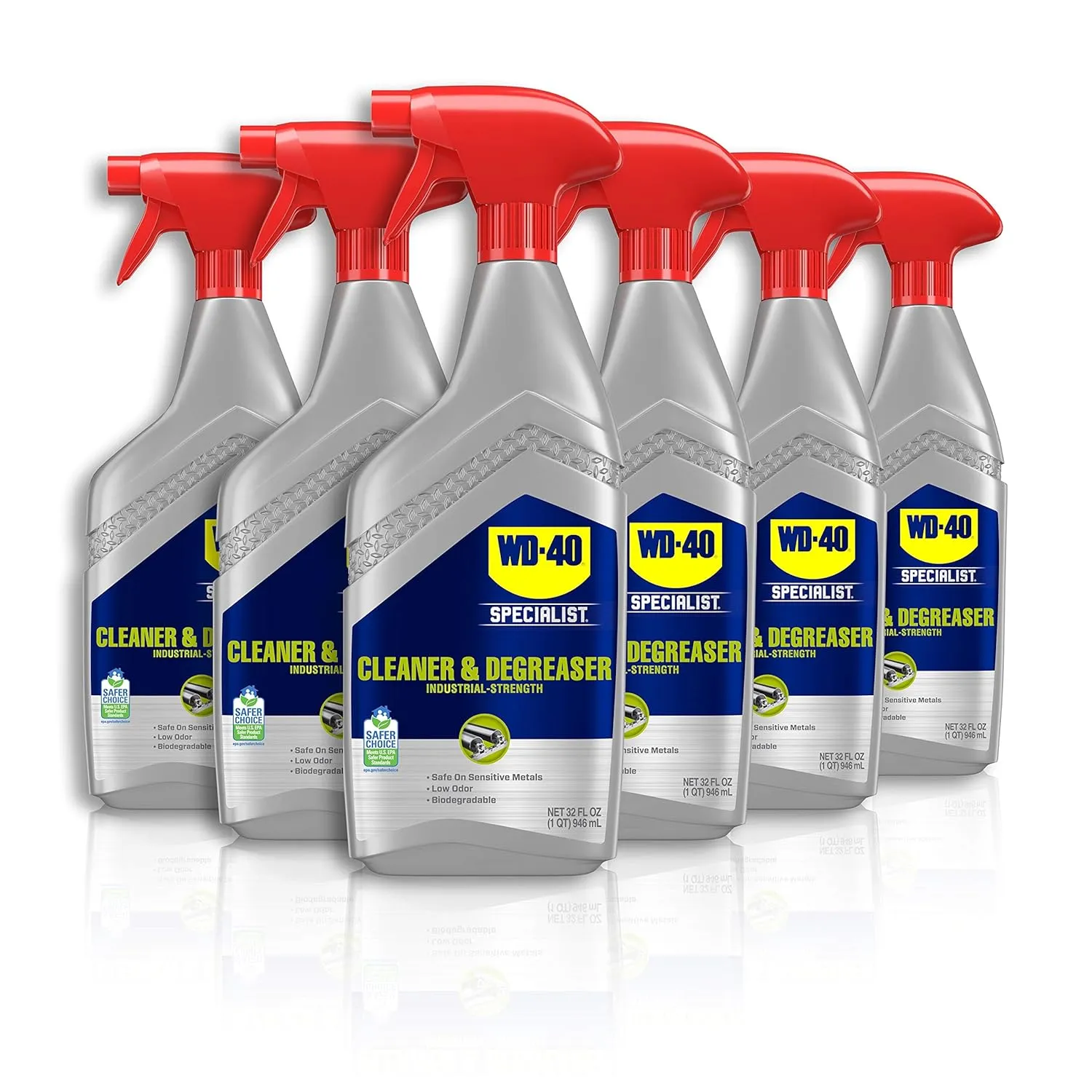 WD-40 - 303356 Specialist Cleaner & Degreaser, 32 OZ [Non-Aerosol Trigger] [6-Pack]