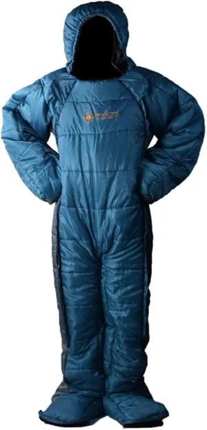 Wearable Sleeping Bag- Winter Warmerbag | Wearable Human Sleeping Bag, Hoodie Quilted Warm Thermal Coat, Windproof Temporary Rest Human Sleeping Bag Cold Protection for Hiking Camping