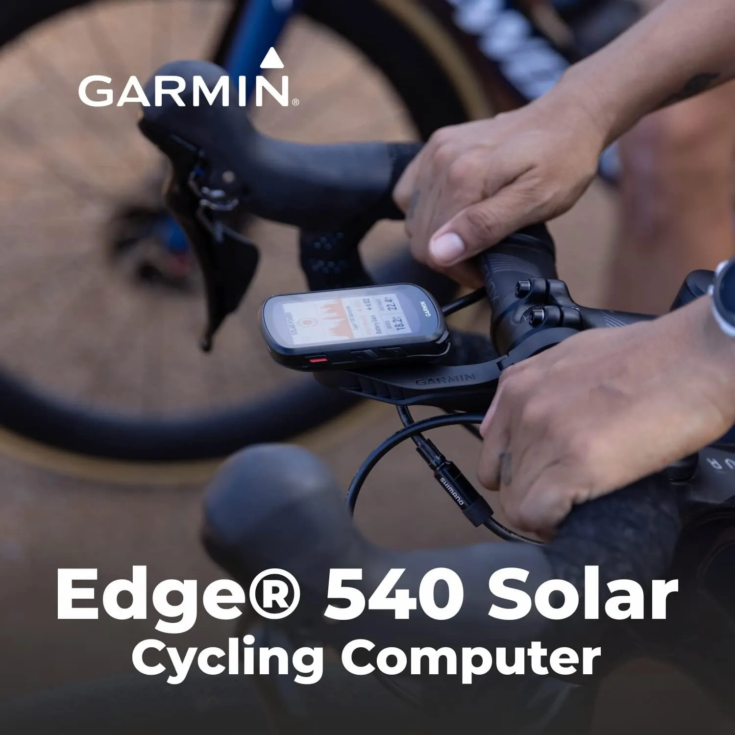Wearable4U - Garmin Edge 540 Solar GPS Cycling Computer, Button Controls, Advanced Navigation with E-Bank Bundle