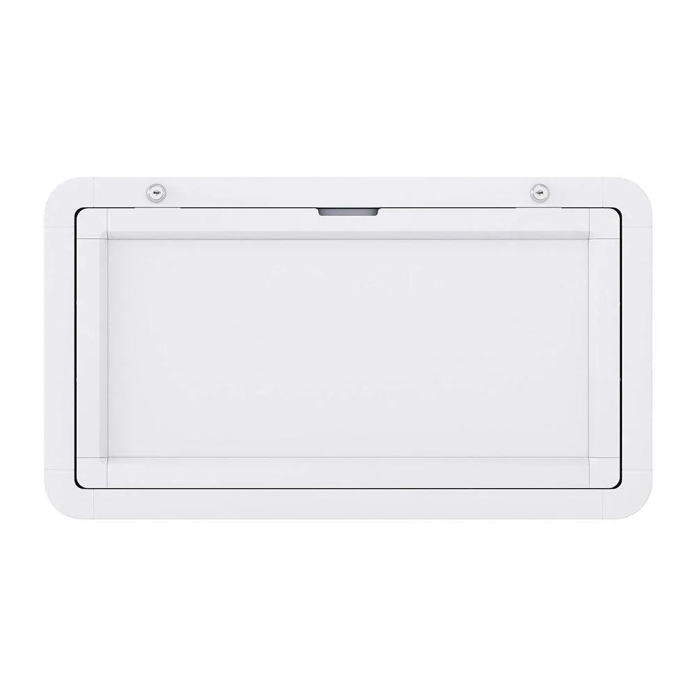 Weisshorn Caravan Table 800 x 450mm Folding Lockable White