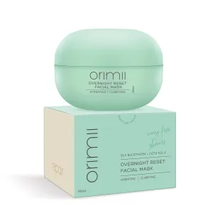 WF Overnight Reset Facial Mask, Hydrating and Clarifying, Sea Buckthorn and Gotu Kola, 100ml