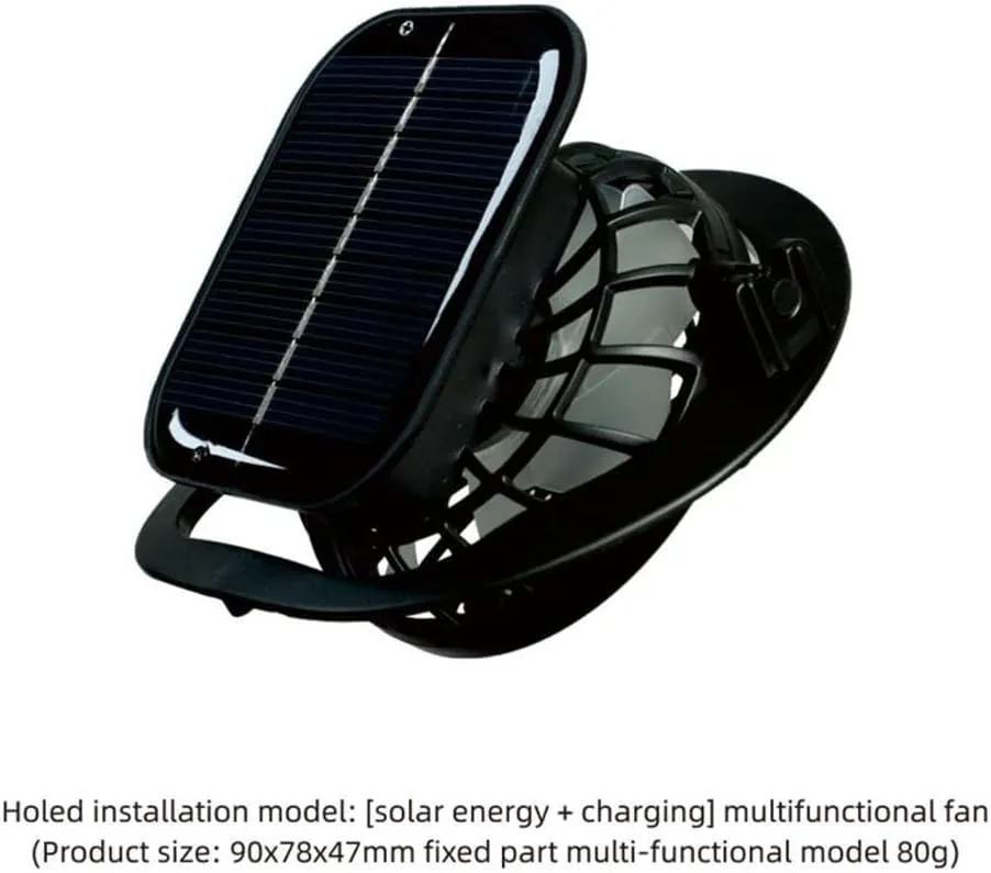 Wide Brim Sun Hat with 2 Solar Fan, Fishing Hat for Men, Solar Powered Fan Fishing Hats, 3 Speed Adjustable Fan Hat