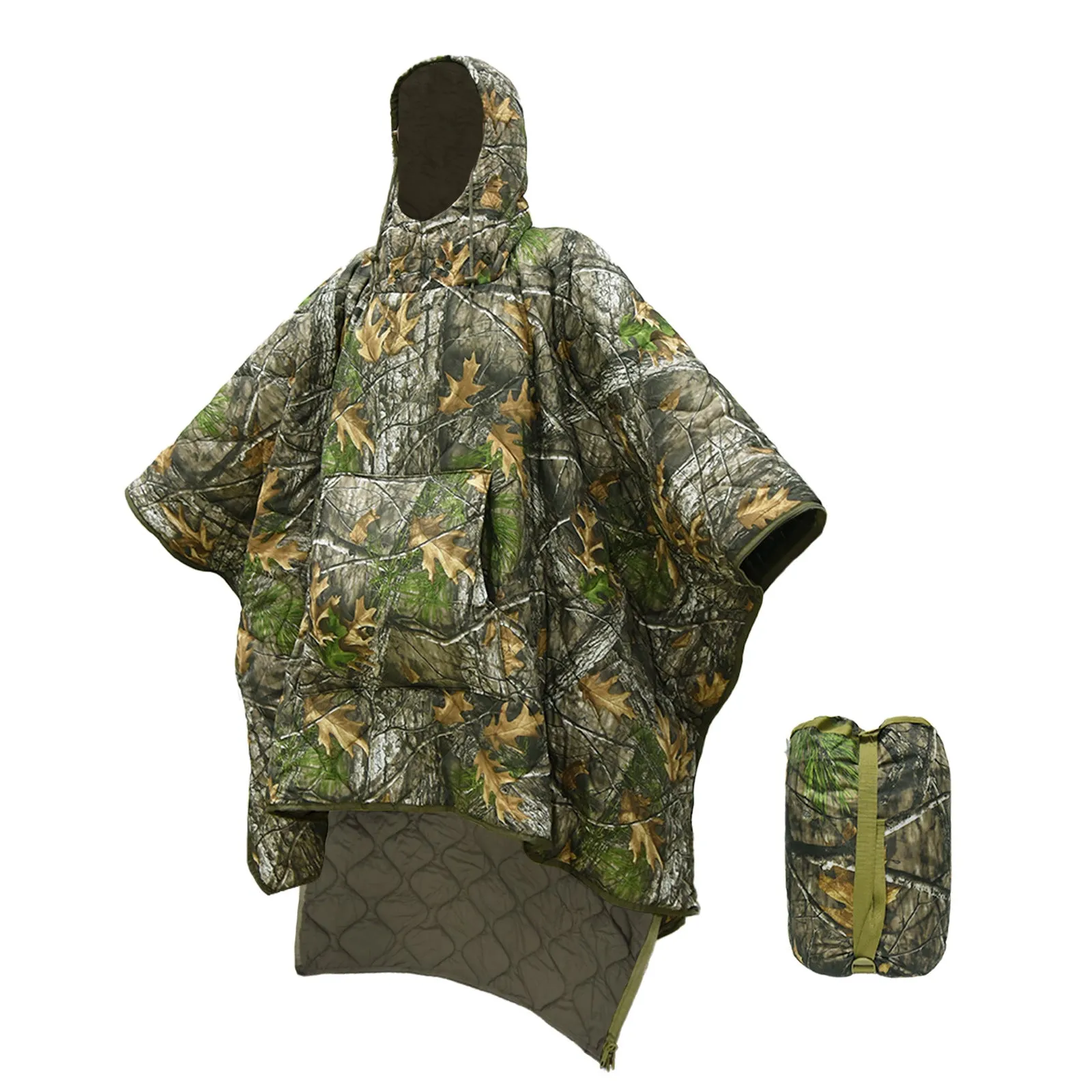 Wildking Outdoor Warm Camo Convenient Sleeping Bag Poncho