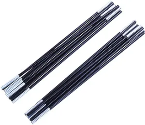 WINOMO 2Pcs Single Tent Fiberglass Tent Pole Kit Replacement Kit