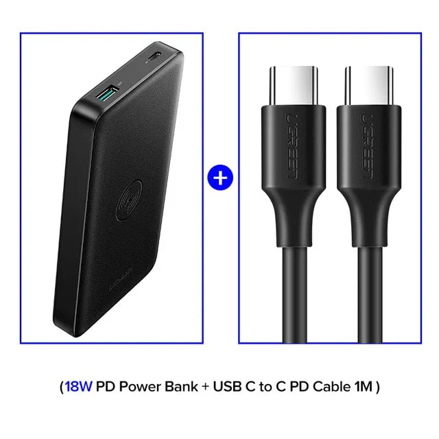 Wireless QC3.0 PD Ugreen Bank Powerbank Limited-time offer Charger Mi For 10000mAh iPhone Battery Portable Reliable Charger Quick Xiaomi Poverbank 9 Power