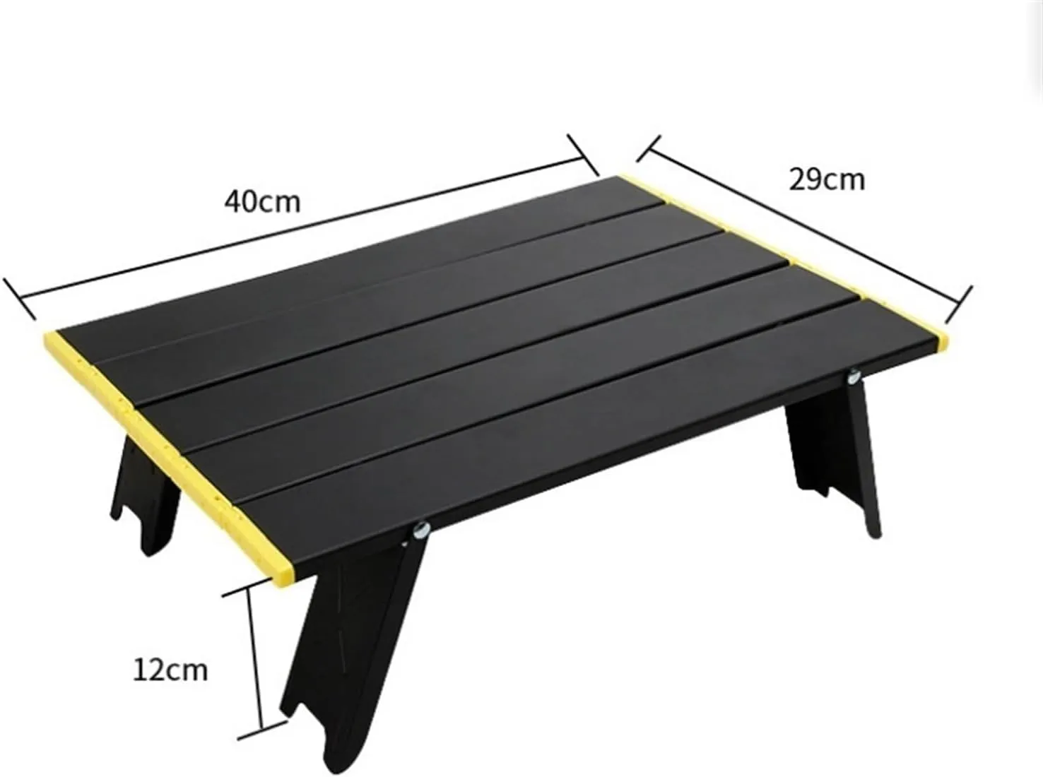 WOLWES Outdoor Aluminum Alloy Folding Table Camping Light Portable Picnic Barbecue Table Simple Mini Table Camping Aluminum Table (Color : 06)