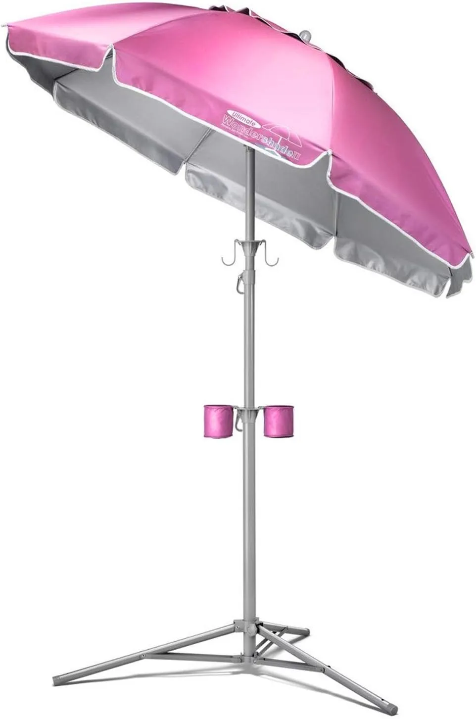 Wondershade Ultimate Portable Sun Shade Umbrella, Lightweight Adjustable Instant Sun Protection - Pink