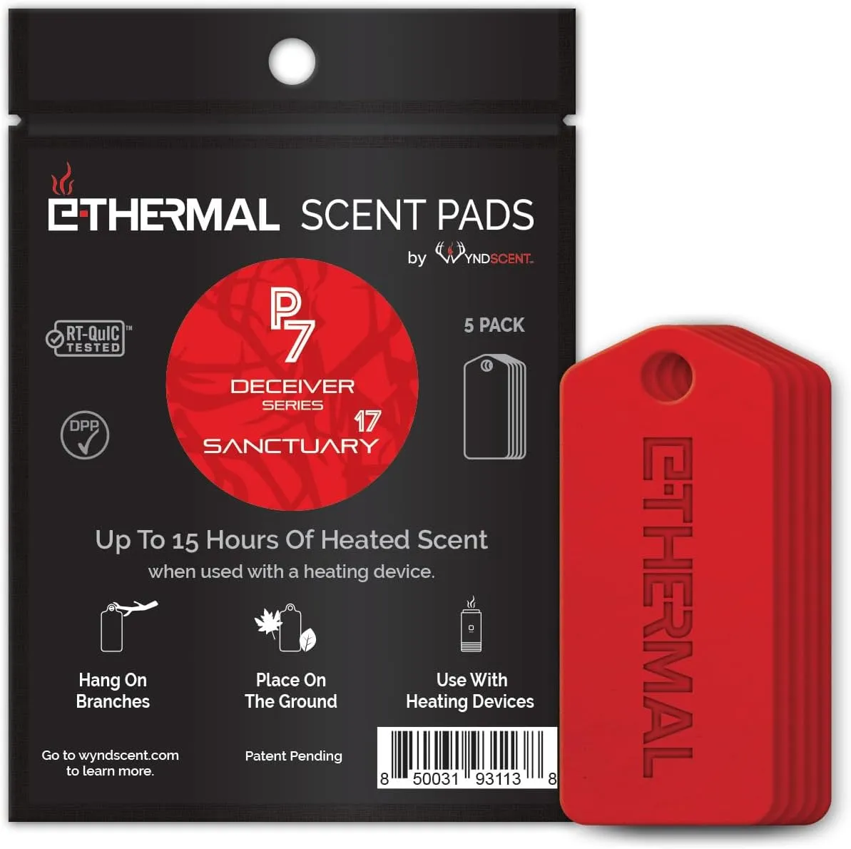Wyndscent E-Thermal P7 Sanctuary Scent Pad 5 Pack - Calming Bedding Area for Pad Heater and E-Thermal Unit (Heater Not Included)