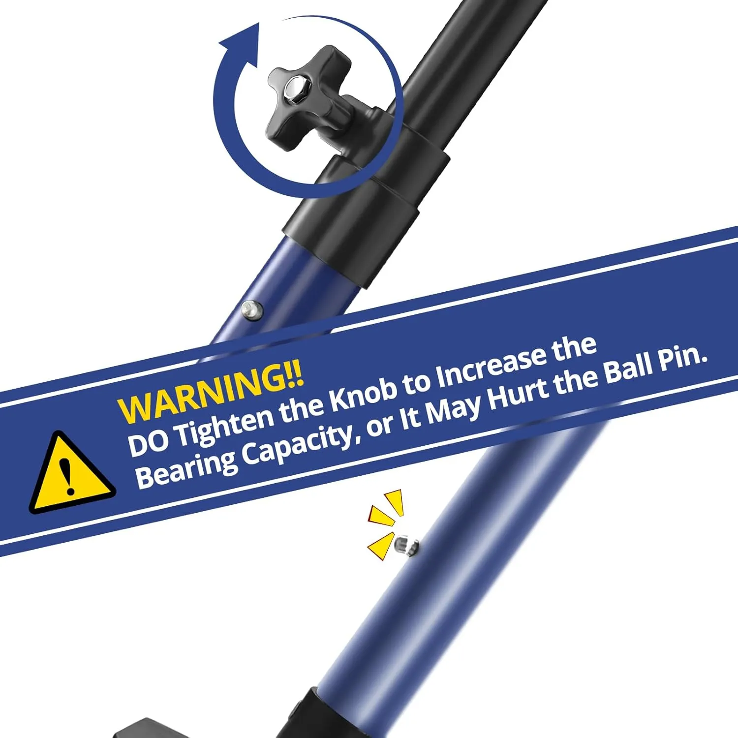 XINQIAO Cabinet Jacks for Installing Cabinets, Heavy Duty Third Hand Tools Adjustable Support Pole from 49.2 in to 114.2 in, 2 PCS