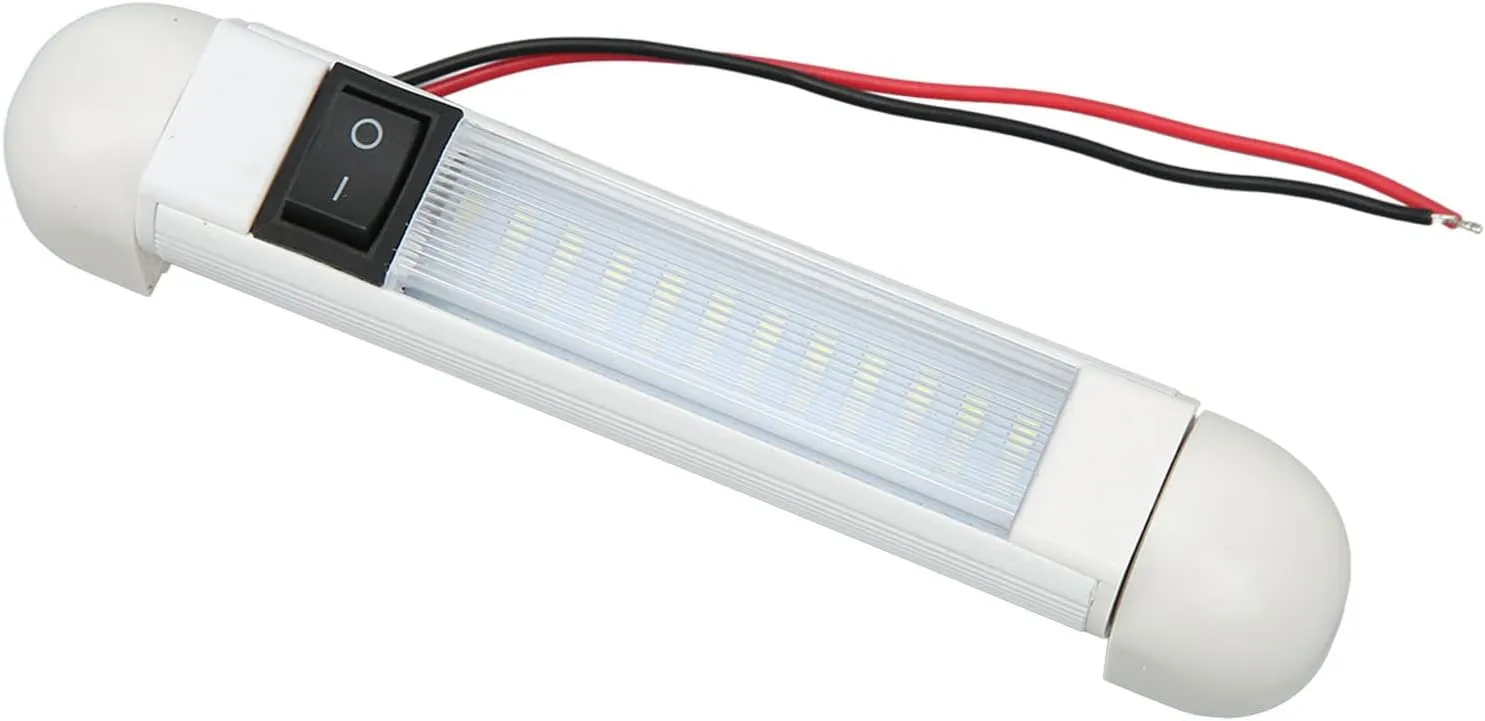 Yacht Dome Light 12VDC IP65 RV LED Ceiling Dome Light White Lighting 1W Bedside Mirror RV Reading Cabin Lamp for Car/RV/Trailer/Truck/Camper/Boat