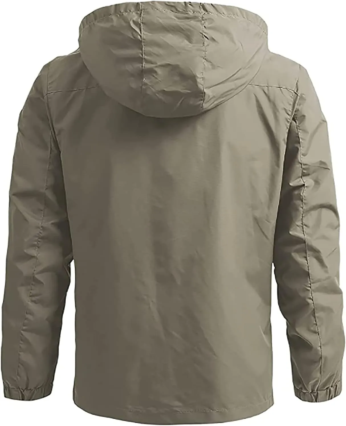YANFU jacket Men's Softshell Jacket, Outdoor Functional Jacket, Leisure Jacket, Waterproof, Breathable, Windproof, Hiking