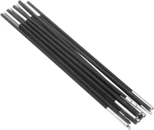 Yardwe 2pcs Fiberglass Tent Pole Kit Lightweight Camping Tent Support Supply Total Resistant for Awnings Tarps Hiking Backpacking Outdoor Activities