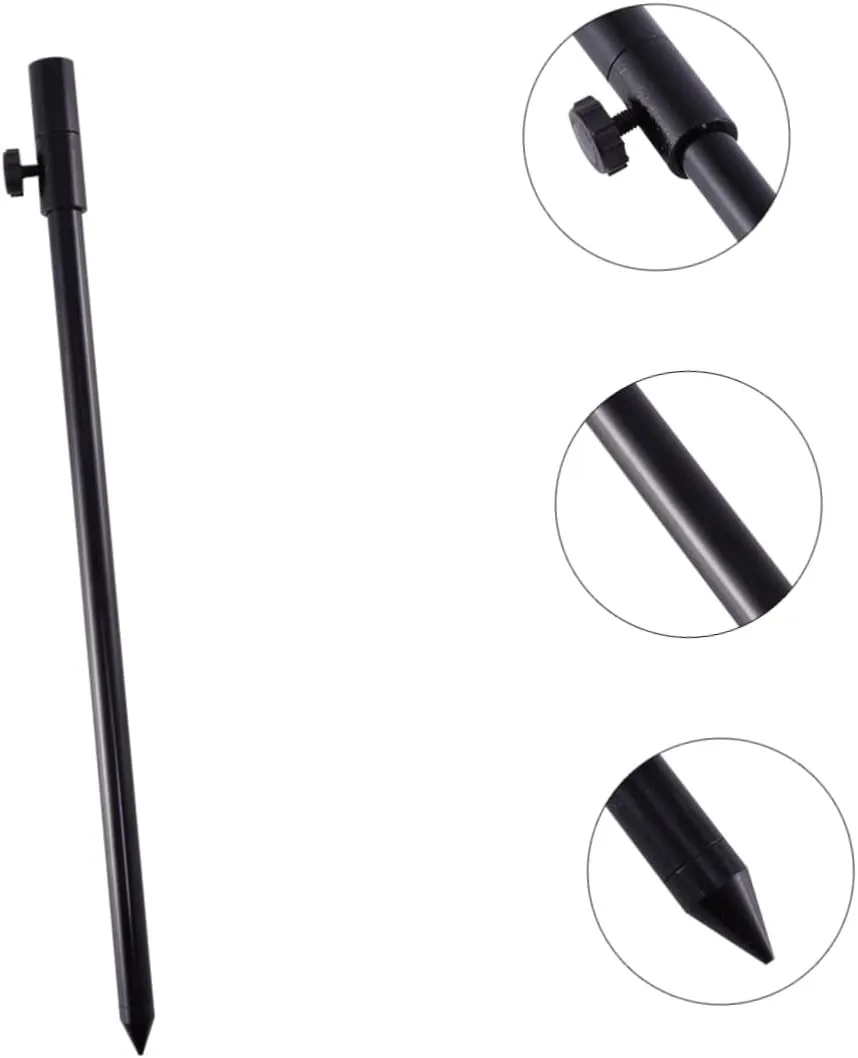 Yardwe 3 Pcs Fishing Rod Holder Library Fishing Equipment Metal Aluminum Alloy