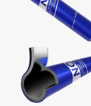 YIRENZUI Adjustable Trekking Poles Made ，Aero-Grade Aluminum Alloy Rod Body,Straight PVC high Density EVA Handle，Carbon Steel Rod tip，Best Choice (Color : Blue, Size : 125cm)