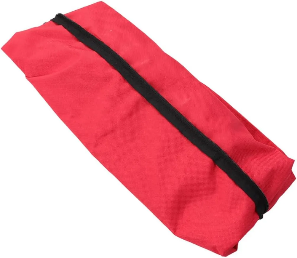 Zerodeko Trolley Cart Portable Collapsible Shopping Bag for Luggage Travel and Sports Lightweight Design with Compact Storage for Men Women and Teens Red