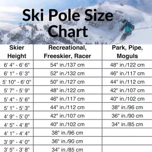 Zipline Lollipop 14.0 Graphite Carbon Composite Ski Poles – Lightweight, Durable, All-Mountain – Ergonomic Grip, Vibration Dampening, Ideal for Groomers and Freestyle. Choice of Olympic Skiers