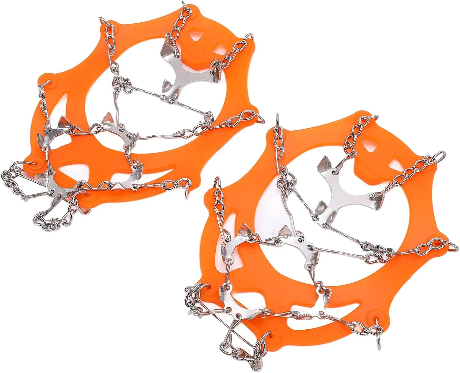 ZJchao Crampons for Hiking, for Hiking 12 Tooth with 2Pcs Micro Spikes for Mountaineering