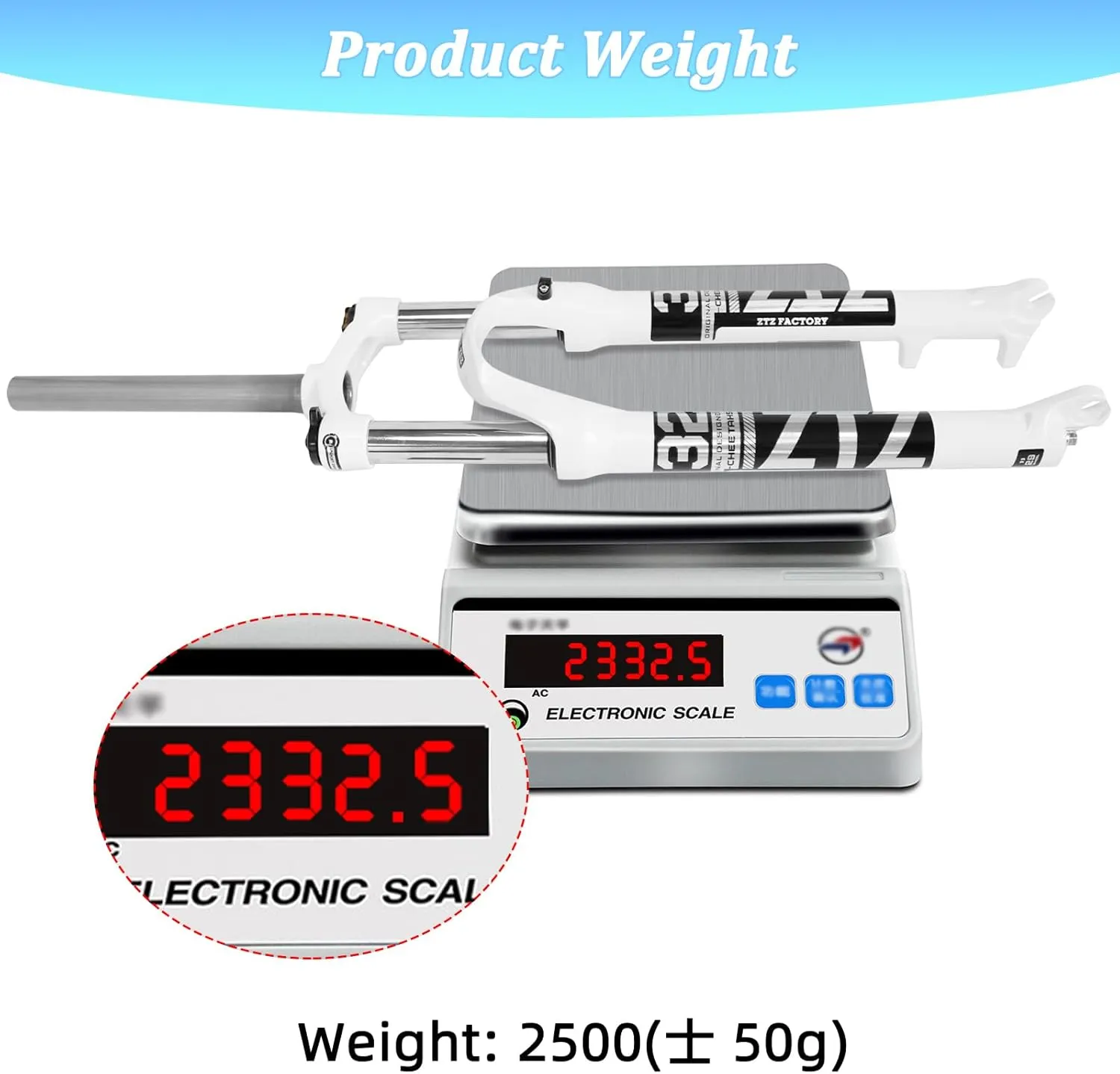 ZTZ 26"/27.5"/29" MTB Suspension Fork,100mm Travel, 9mm QR,100mm Spacing Hub,28.6mm Straight Tube,Crown Lockout,Aluminum Alloy Shock Absorber XC Mountain Bike Front Fork