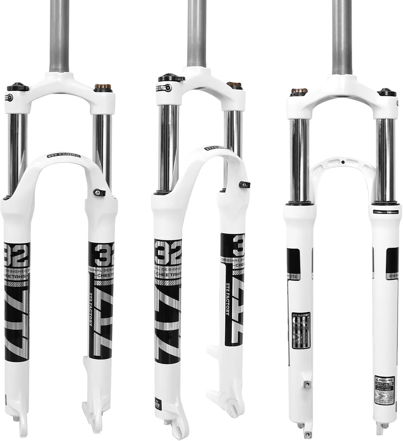 ZTZ 26"/27.5"/29" MTB Suspension Fork,100mm Travel, 9mm QR,100mm Spacing Hub,28.6mm Straight Tube,Crown Lockout,Aluminum Alloy Shock Absorber XC Mountain Bike Front Fork